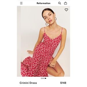 Reformation Crimini Dress Sz 8